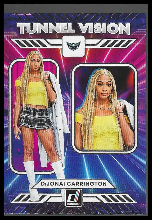 2025 Donruss WNBA Tunnel Vision #11 Sydney Colson - Basketball Card Single