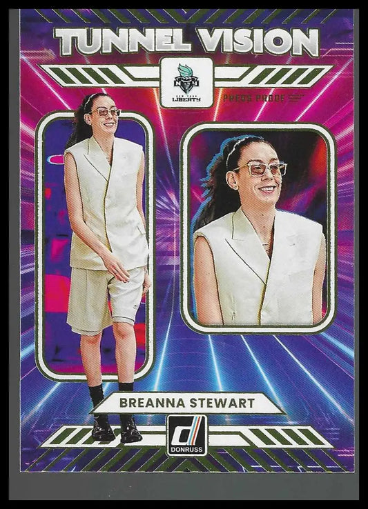 2025 Donruss WNBA Tunnel Vision #15 Veronica Burton - Basketball Card Single
