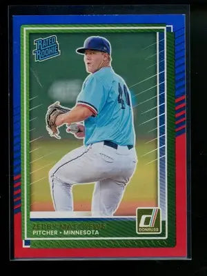 2025 Donruss Zebby Matthews #81 Rated Rookie Red & Blue Baseball - Baseball Card Single