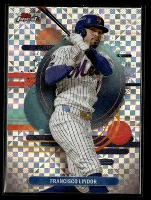 2025 Finest #113 Francisco Lindor Checkerboard - Baseball Card Single