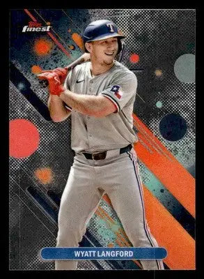2025 Finest #22 Wyatt Langford - Baseball Card Single