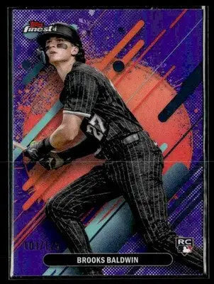2025 Finest #283 Brooks Baldwin Purple #/125 - Baseball Card Single