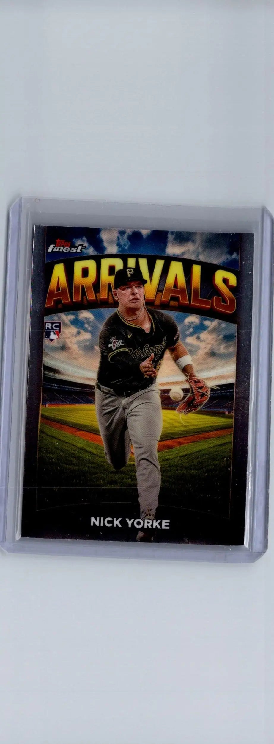 Baseball trading card of Nick Yorke from 2025 Finest Yorke Arrivals collection
