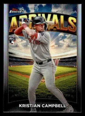 2025 Finest #A-24 Kristian Campbell Arrivals Refractor - Baseball Card Single