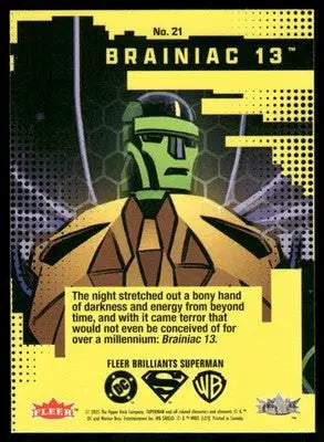 2025 Fleer Brilliants Brainiac 13 #21 - DC Card Single