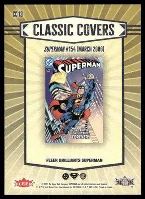2025 Fleer Brilliants Classic Covers Superman #CC-13 - DC Card Single