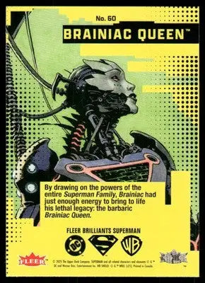 2025 Fleer Brilliants Superman Brainiac Queen #60 - DC Card Single