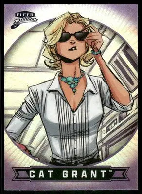 2025 Fleer Brilliants Superman Cat Grant Purple #6 - DC Card Single