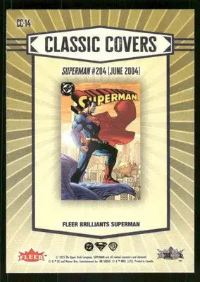2025 Fleer Brilliants Superman Classic Covers Superman Classic Covers #CC-14 - DC Card Single