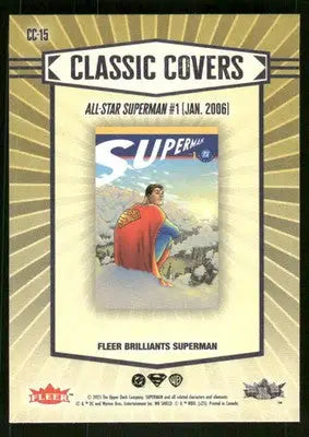 2025 Fleer Brilliants Superman Classic Covers Superman Classic Covers #CC-15 - DC Card Single
