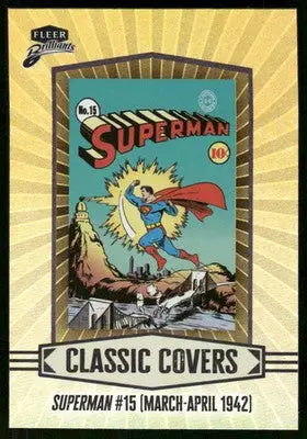 2025 Fleer Brilliants Superman Classic Covers Superman Classic Covers #CC-3 - DC Card Single