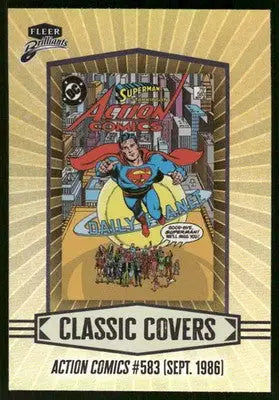 2025 Fleer Brilliants Superman Classic Covers Superman Classic Covers #CC-8 - DC Card Single
