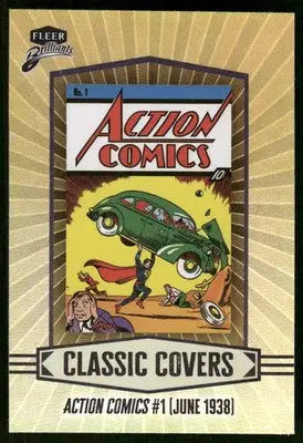 2025 Fleer Brilliants Superman Classic Covers Superman Insert #CC-1 - DC Card Single