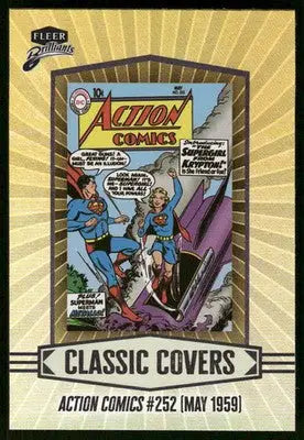2025 Fleer Brilliants Superman Classic Covers Supergirl Superman Insert #CC-4 - DC Card Single