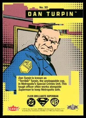 2025 Fleer Brilliants Superman Dan Turpin #30 - DC Card Single