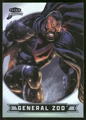 2025 Fleer Brilliants Superman General Zod #72 - DC Card Single