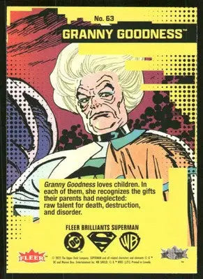 2025 Fleer Brilliants Superman Granny Goodness #63 - DC Card Single