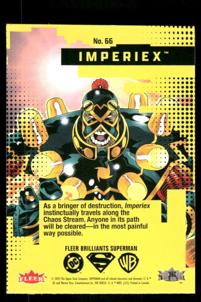 2025 Fleer Brilliants Superman Imperiex #66 - DC Card Single
