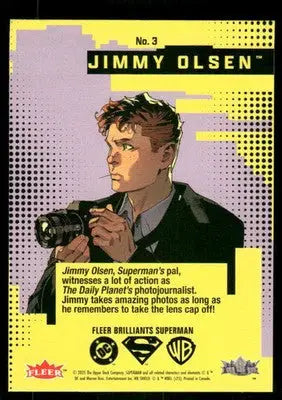 2025 Fleer Brilliants Superman Jimmy Olsen #3 - DC Card Single