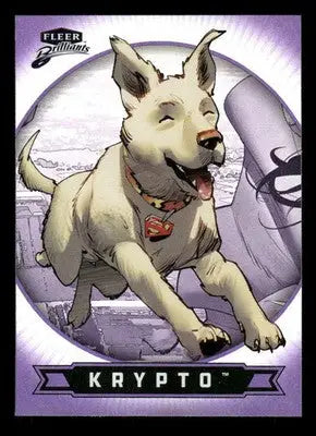 2025 Fleer Brilliants Superman Krypto Purple #20 - DC Card Single