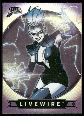 2025 Fleer Brilliants Superman Livewire Purple #78 - DC Card Single