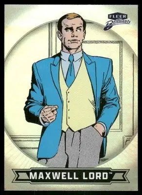 2025 Fleer Brilliants Superman Maxwell Lord #9 - DC Card Single