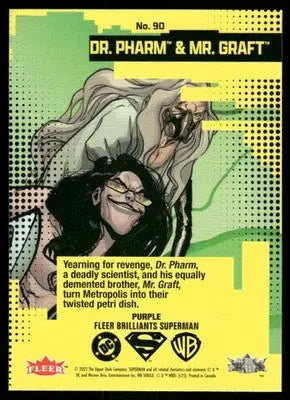 2025 Fleer Brilliants Superman Mr. Graft Dr. Pharm Purple #90 - Non-Sports Card Single