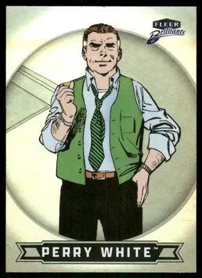 2025 Fleer Brilliants Superman Perry White #4 - DC Card Single