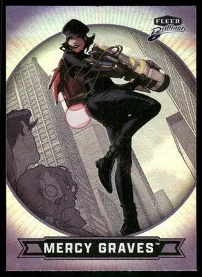 2025 Fleer Brilliants Superman Purple Mercy Graves Purple #36 - DC Card Single