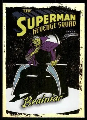 2025 Fleer Brilliants Superman Revenge Squad Brainiac #RS-2 - DC Card Single