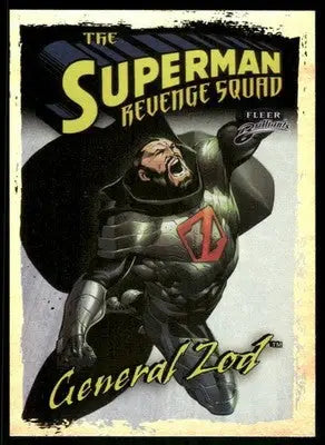 2025 Fleer Brilliants Superman Revenge Squad General Zod #RS-5 - DC Card Single
