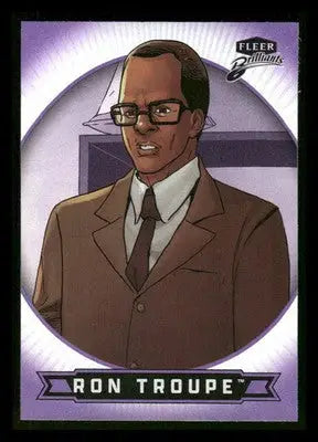 2025 Fleer Brilliants Superman Ron Troupe Purple #7 - DC Card Single