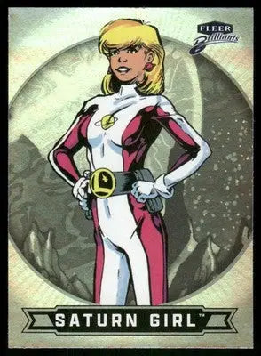 2025 Fleer Brilliants Superman Saturn Girl #48 - DC Card Single