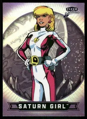 2025 Fleer Brilliants Superman Saturn Girl Purple #48 - Non-Sports Card Single