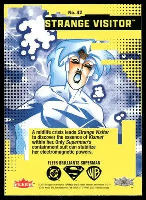 2025 Fleer Brilliants Superman Strange Visitor #42 - DC Card Single