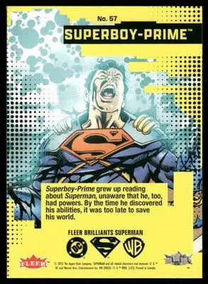 2025 Fleer Brilliants Superman Superboy-Prime #57 - DC Card Single
