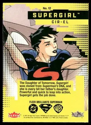 2025 Fleer Brilliants Superman Supergirl (Cir-El) #12 - DC Card Single