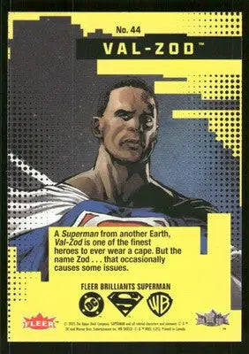 2025 Fleer Brilliants Superman Val-Zod #44 - DC Card Single