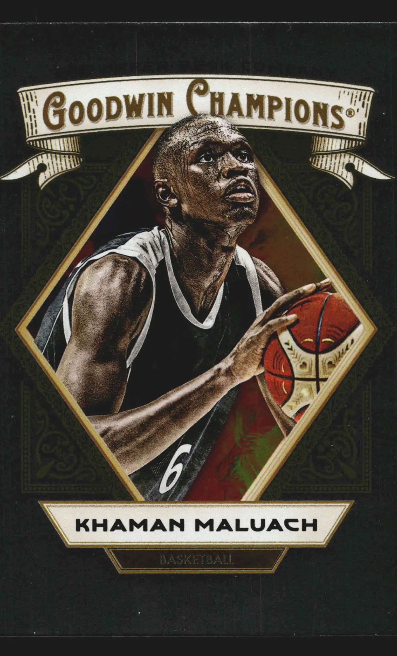 2025 Goodwin Champions Khaman Maluach #78 Silver Foil Suns RC - Basketball Card Single