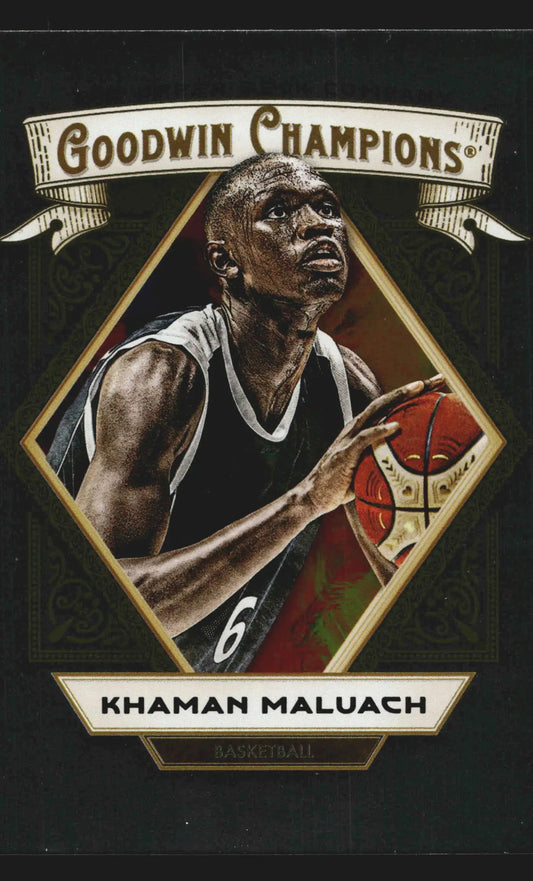 2025 Goodwin Champions Khaman Maluach #78 Silver Foil Suns RC - Basketball Card Single