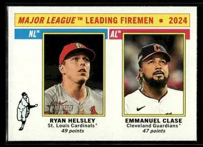 2025 Heritage Major League Lead Firemen (Emmanuel Clase/Ryan Helsley) #205 MLB