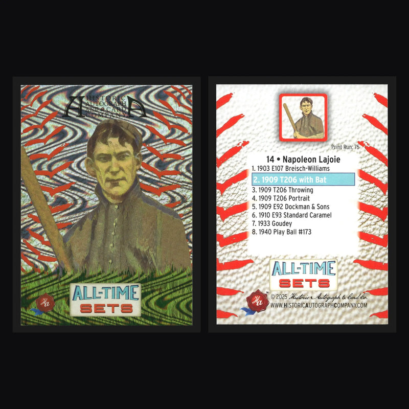 2025 Historic Autographs All-Time Sets #14 Napoleon Lajoie /75 HOF