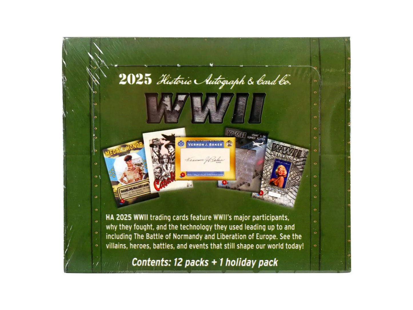 2025 Historic Autographs World War II Hobby Box | Columbia Sports Cards - Sport Card Hobby Boxes