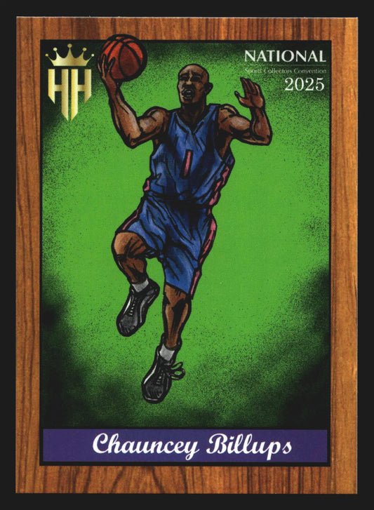 2025 Humongous Hoard Chauncey Billups #NSCC-6 National Promo HOF Pistons
