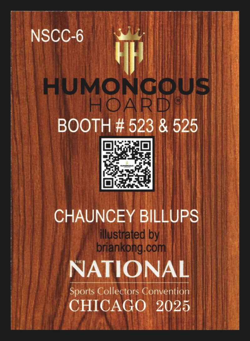 2025 Humongous Hoard Chauncey Billups #NSCC-6 National Promo HOF Pistons