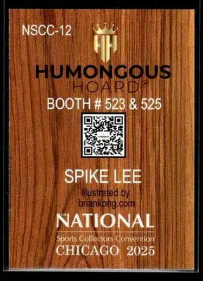 2025 Humongous Hoard National Convention Spike Lee #NSCC-12 - Other