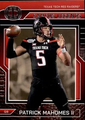 2025 Icon Collection - Patrick Mahomes II - CAMPUS LEGENDS #CL-4 CHIEFS MINT - Football Card Single