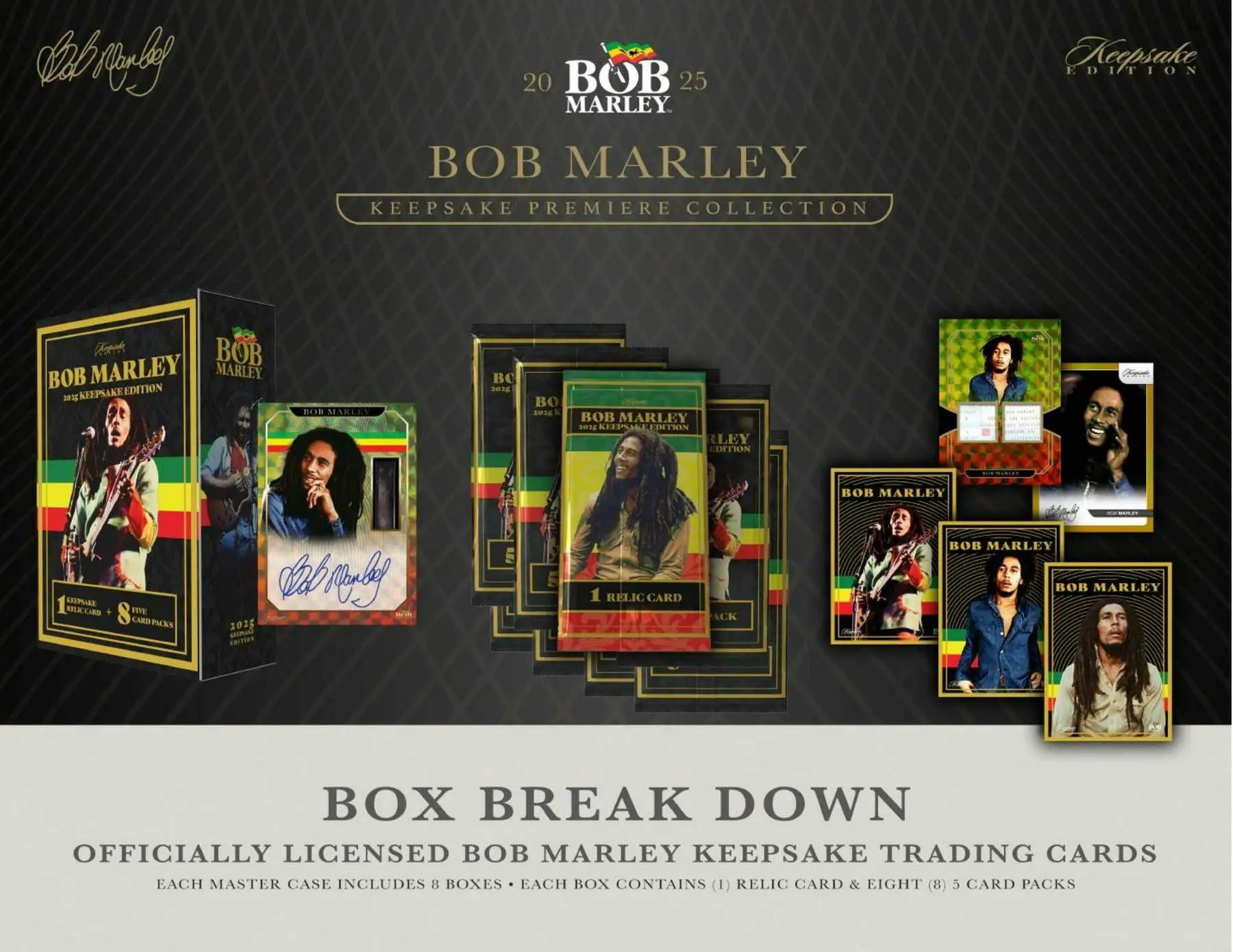 2025 Keepsake Bob Marley Collection Hobby Box | Columbia Sports Cards - Sports Card Hobby Boxes