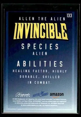 2025 Keepsake Invincible Season 1 Allen The Alien #133 - Other
