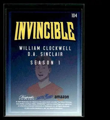 2025 Keepsake Invincible Season 1 D.A. Sinclair / William Clockwell #104 - Other